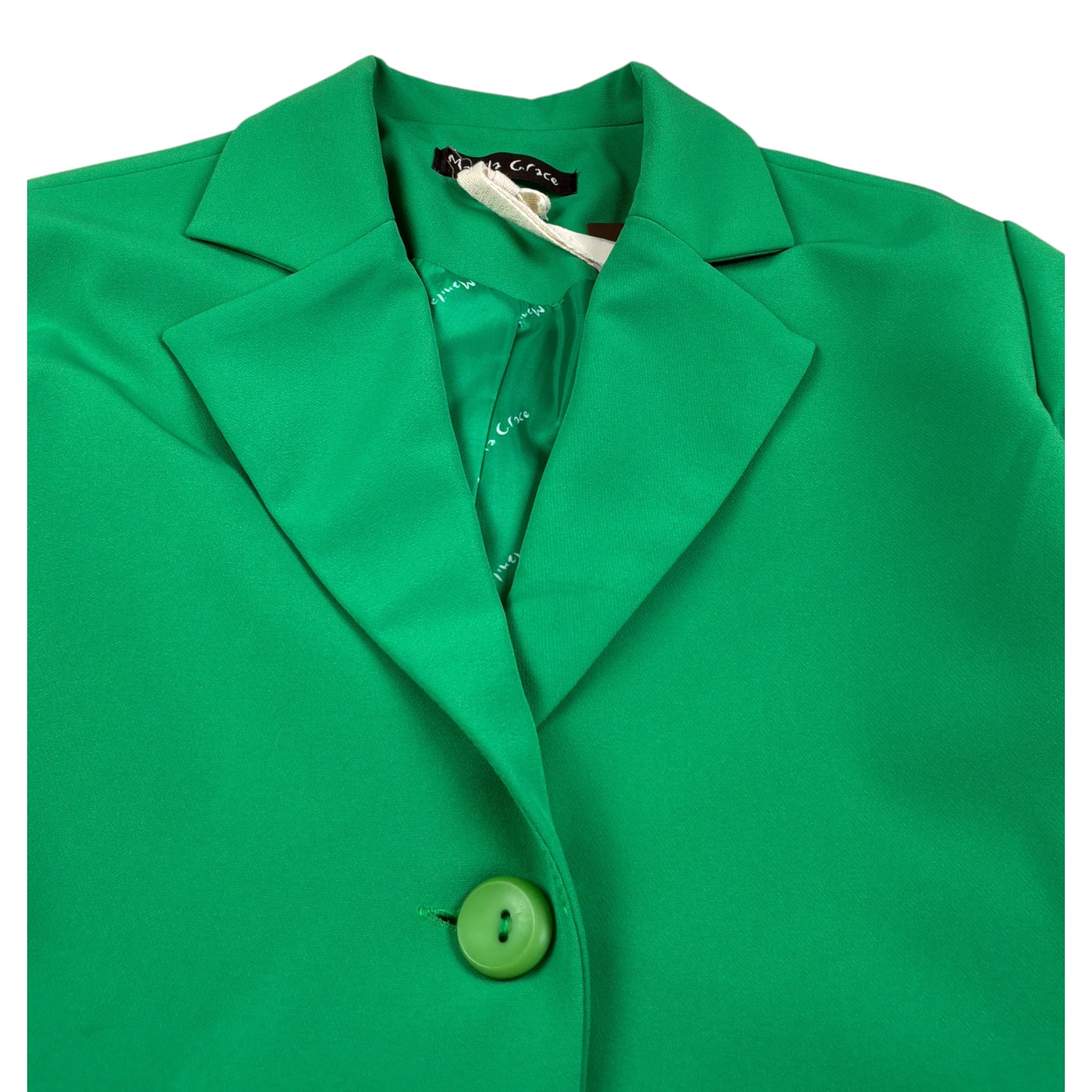 Manila Grace Giacca tinta unita Verde per Bambina MG2021 VERDE MANILA GRACE 
