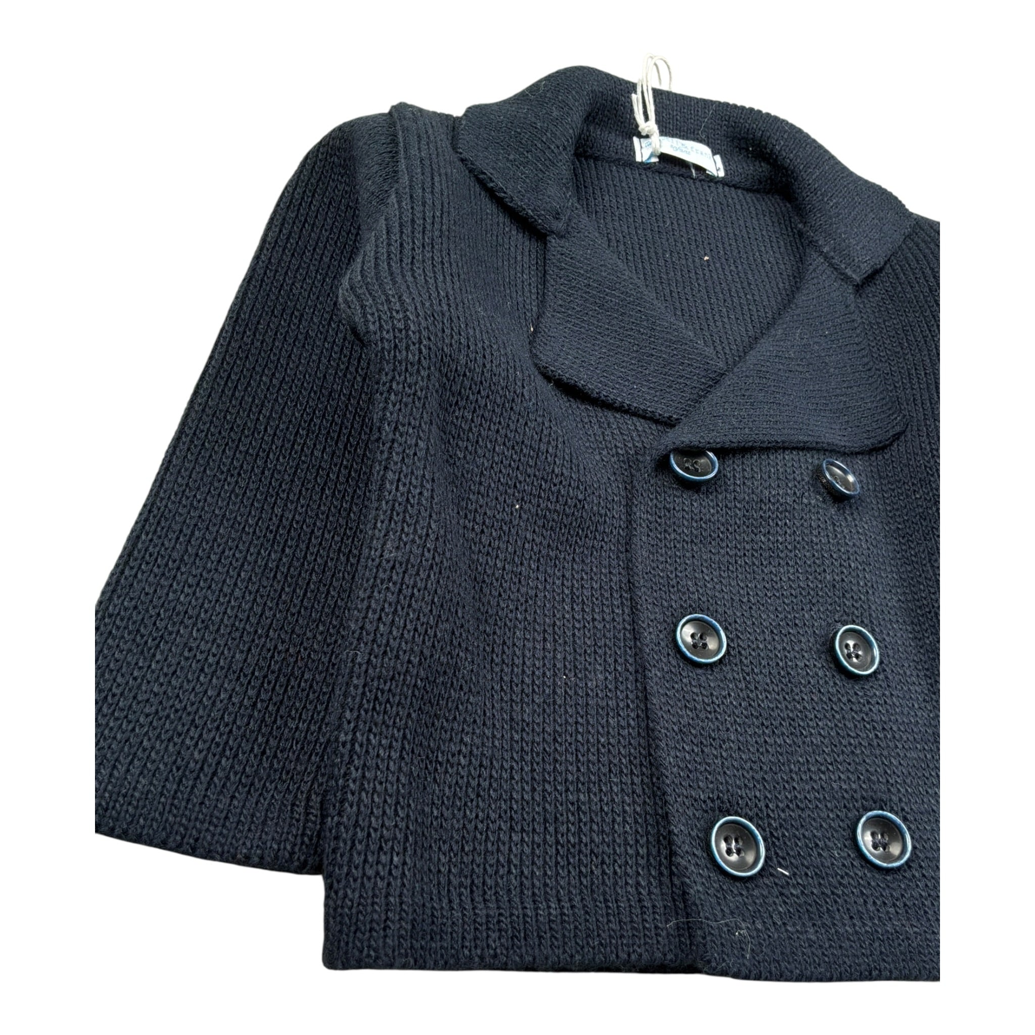 Manuel & Frank Cardigan Tint Unita con Bottoni Blu per Neonato CRDGMF BLU MANUEL & FRANK 