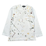 Manuel & Frank Shirt tinta unita Girocollo con Stampa Bianco per Bambino EIIEOOS BIANCO MANUEL & FRANK 