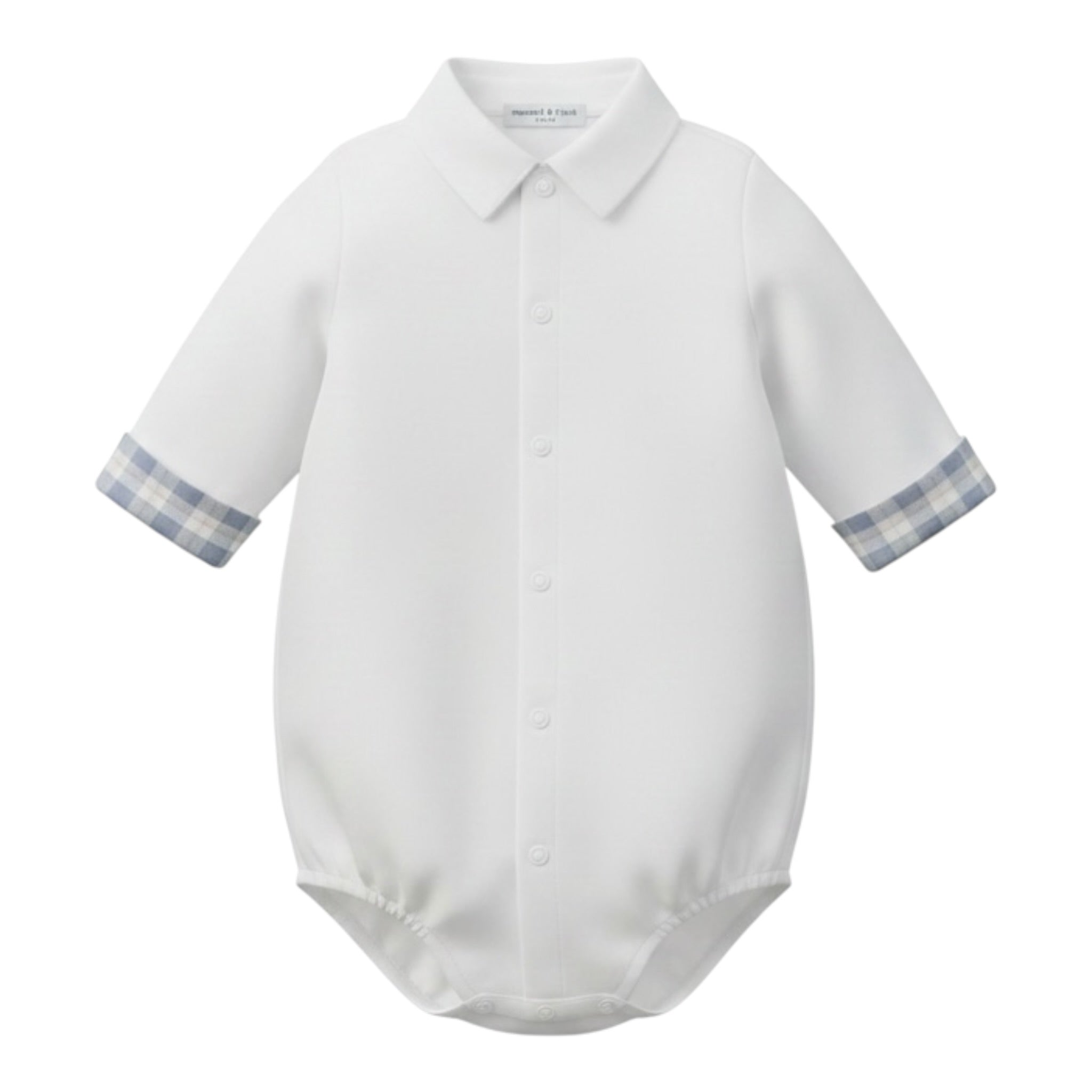 Manuel & Frank Camicia Modello Body tinta unita Bianco per Neonato MF3316I BIANCO MANUEL & FRANK 