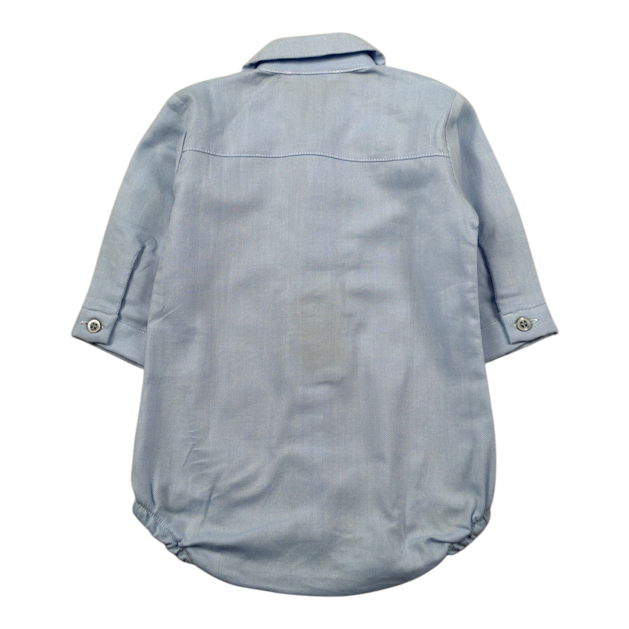 Manuel & Frank Camicia Modello Body Manica Lunga Azzurro per Neonato MF3351I AZZURRO MANUEL & FRANK 