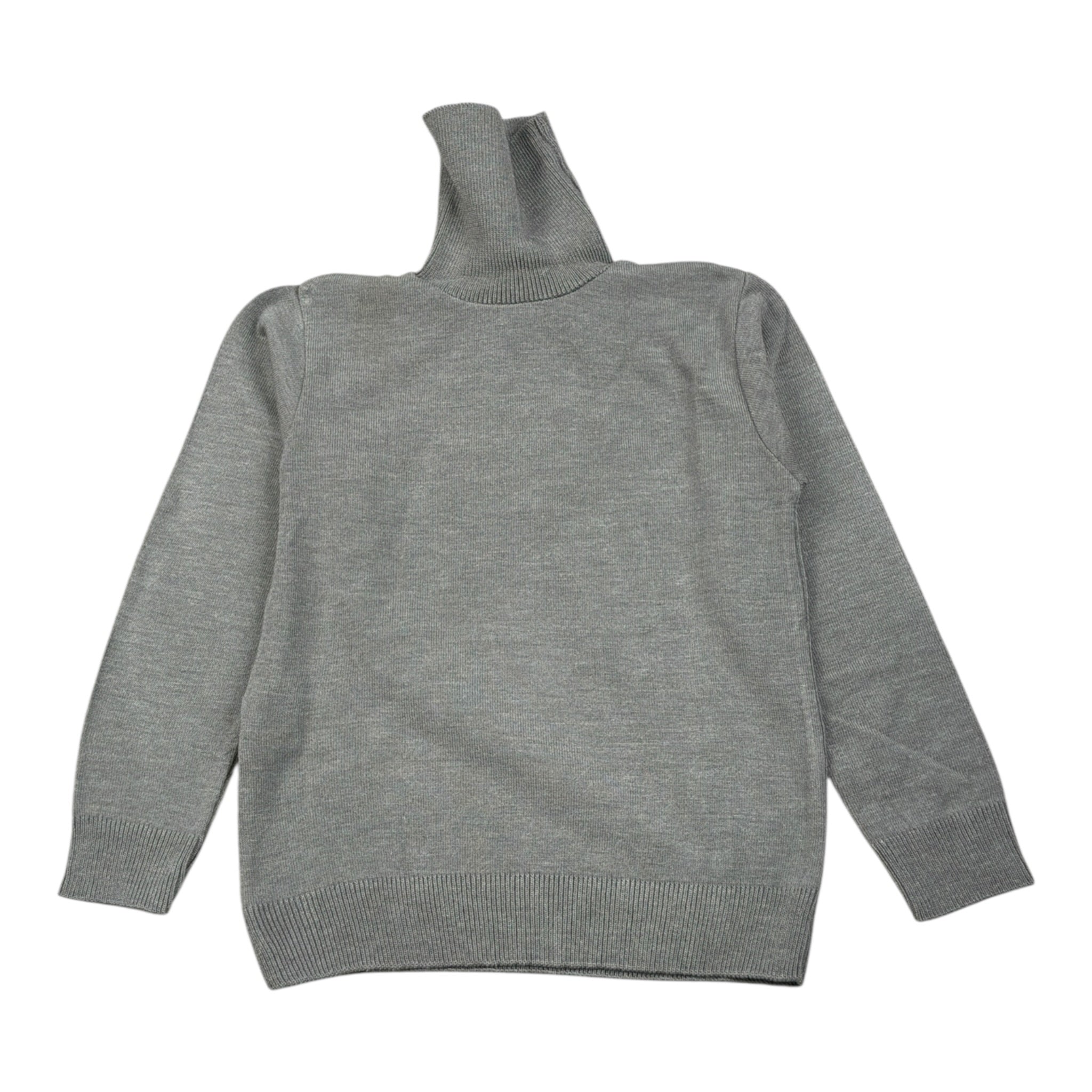 Manuel & Frank Maglia Collo Alto tinta unita Grigio per Bambino MF4000B GRIGIO MANUEL & FRANK 