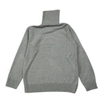 Manuel & Frank Maglia Collo Alto tinta unita Grigio per Bambino MF4000B GRIGIO MANUEL & FRANK 