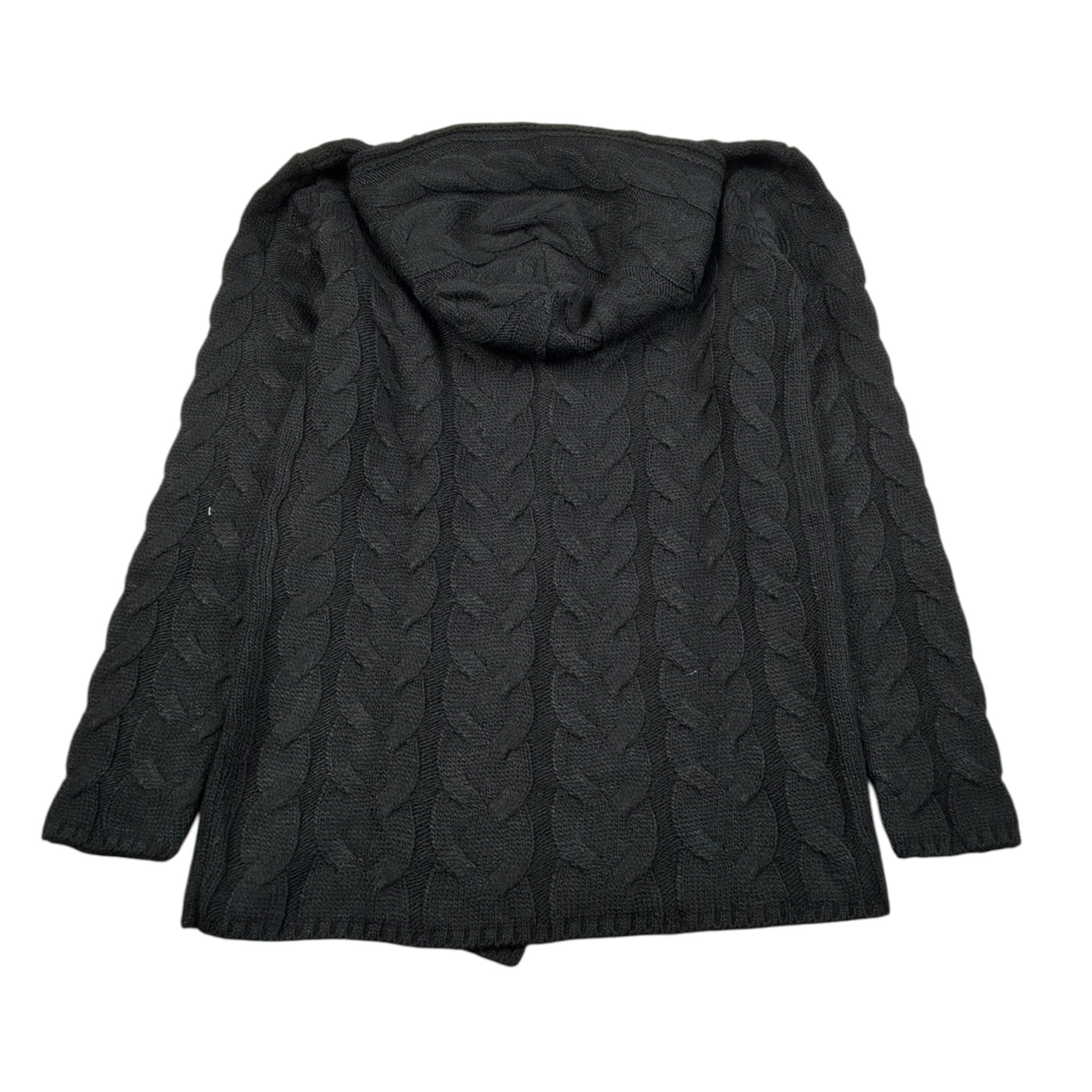Manuel & Frank Cardigan tinta unita con Cappuccio Nero per Bambino MF4100R NERO MANUEL & FRANK 