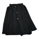 Manuel & Frank Cardigan tinta unita con Cappuccio Nero per Bambino MF4100R NERO MANUEL & FRANK 