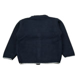 Manuel & Frank Cardigan tinta unita con Ricami Blu per Bambino MF4271IJ BLU MANUEL & FRANK 