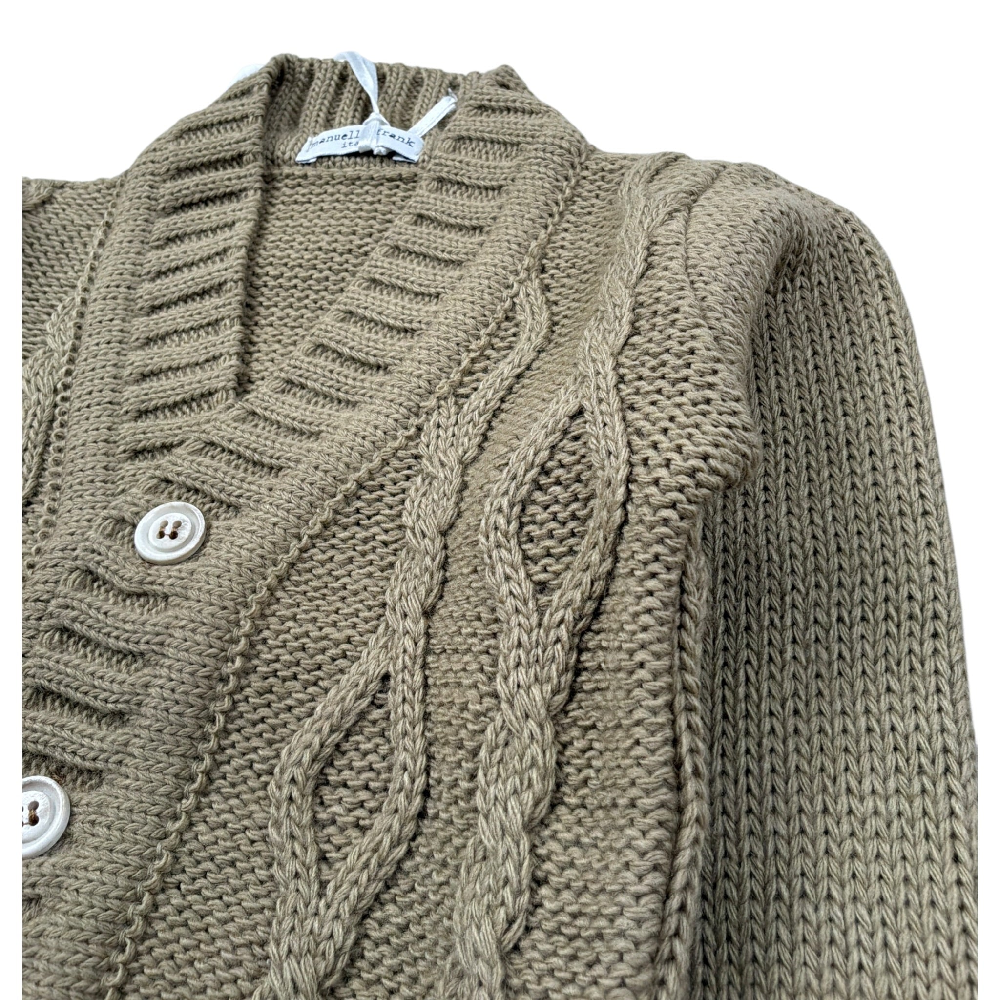 Manuel & Frank Cardigan Tint Unita con Bottoni Cammello per Neonato MF4338I CAMMELLO MANUEL & FRANK 
