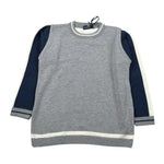 Manuel & Frank Maglia tinta unita Gicocollo con Maniche In Contrasto Grigio per Bambino MF4419B GRIGIO MANUEL & FRANK 