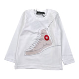 Manuel & Frank Shirt Girocollo tinta unita con Stampa Bianco per Neonato MF6065N BIANCO MANUEL & FRANK 