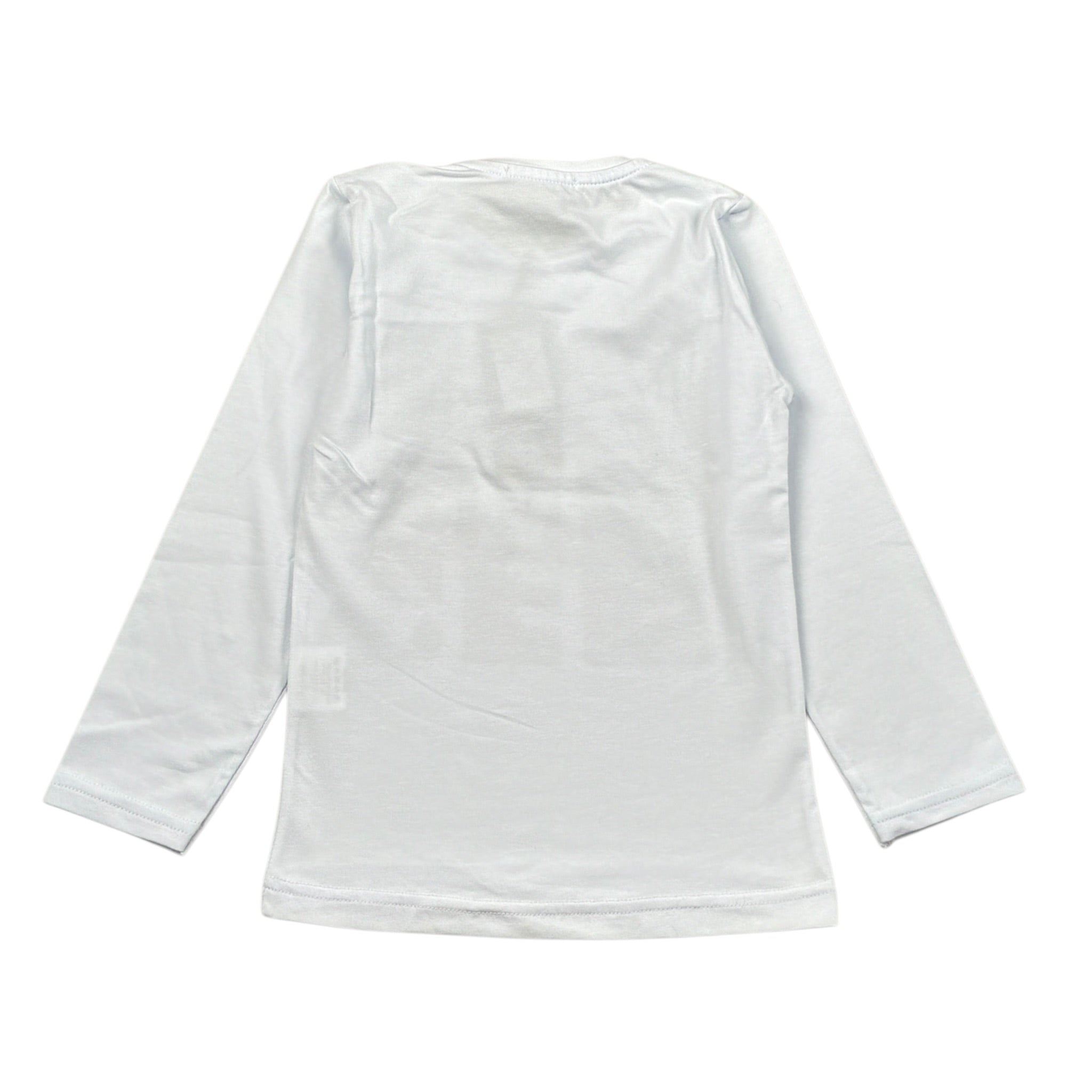 Manuel & Frank Shirt tinta unita Girocollo con Stampa Bianco per Bambino MF7002B BIANCO MANUEL & FRANK 