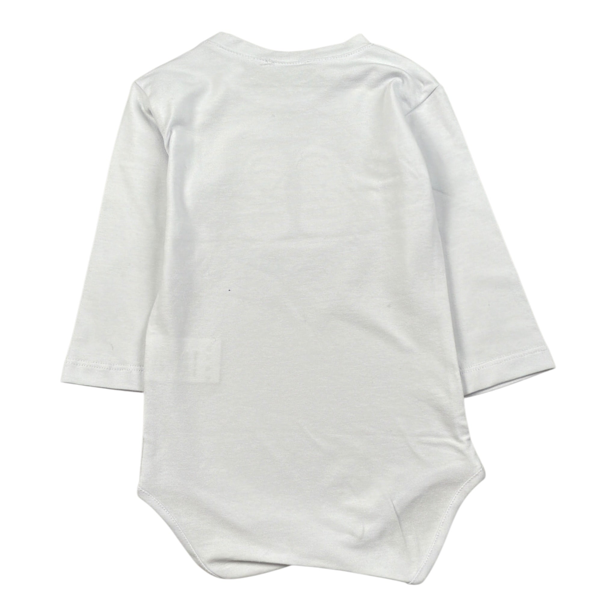 Manuel & Frank Body tinta unita Manica Lunga con Stampa Bianco per Neonato MF7178I BIANCO MANUEL & FRANK 