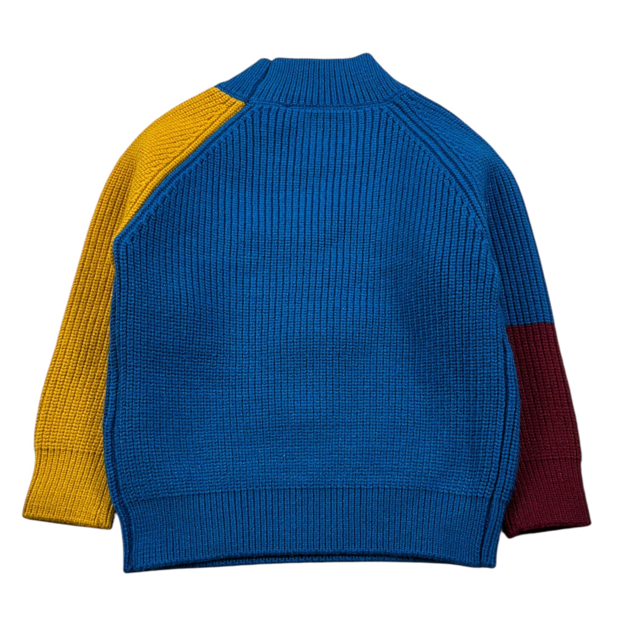 Manuel Ritz Maglia Tricolore Mezzo Collo Cobalto per Neonato MR2715 COBALTO MANUEL RITZ 