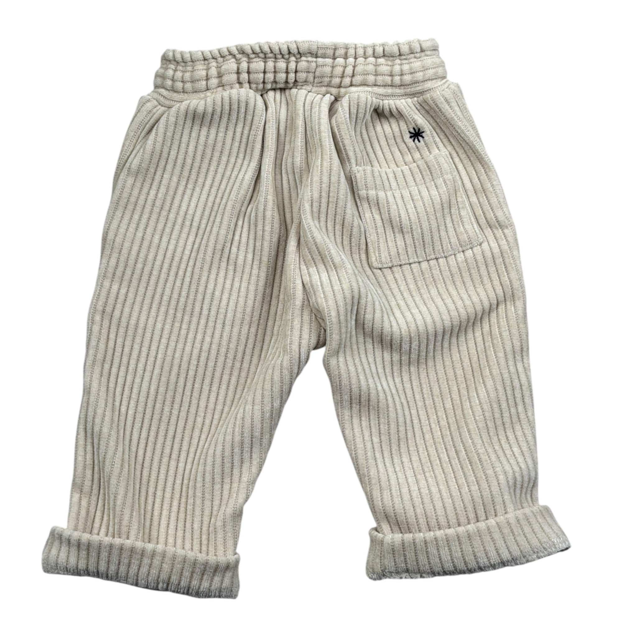Manuel Ritz Pantalone tinta unita A Costine Panna per Neonato MR2836 PANNA MANUEL RITZ 