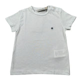 Manuel Ritz T-Shirt Girocollo tinta unita con Logo Bianco per Neonato MR3120 BIANCO MANUEL RITZ 