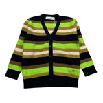 Manuel Ritz Cardigan Multicolor con Fantasia A Righe Multicolor per Bambino MR3148 MULTICOLOR MANUEL RITZ 