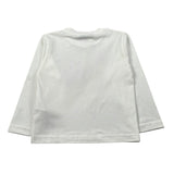Manuel Ritz Shirt Girocollo tinta unita con Logo Panna per Bambino MR3176J PANNA MANUEL RITZ 