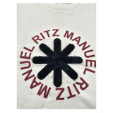Manuel Ritz Shirt Girocollo tinta unita con Logo Panna per Neonato MR3176 PANNA MANUEL RITZ 