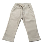 Manuel Ritz Pantalone tinta unita con Elastico In Vita Crema per Bambino MR3178 CREMA MANUEL RITZ 