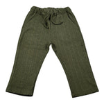 Manuel Ritz Pantalone tinta unita con Elastico In Vita Verde per Bambino MR3185JXX VERDE MANUEL RITZ 