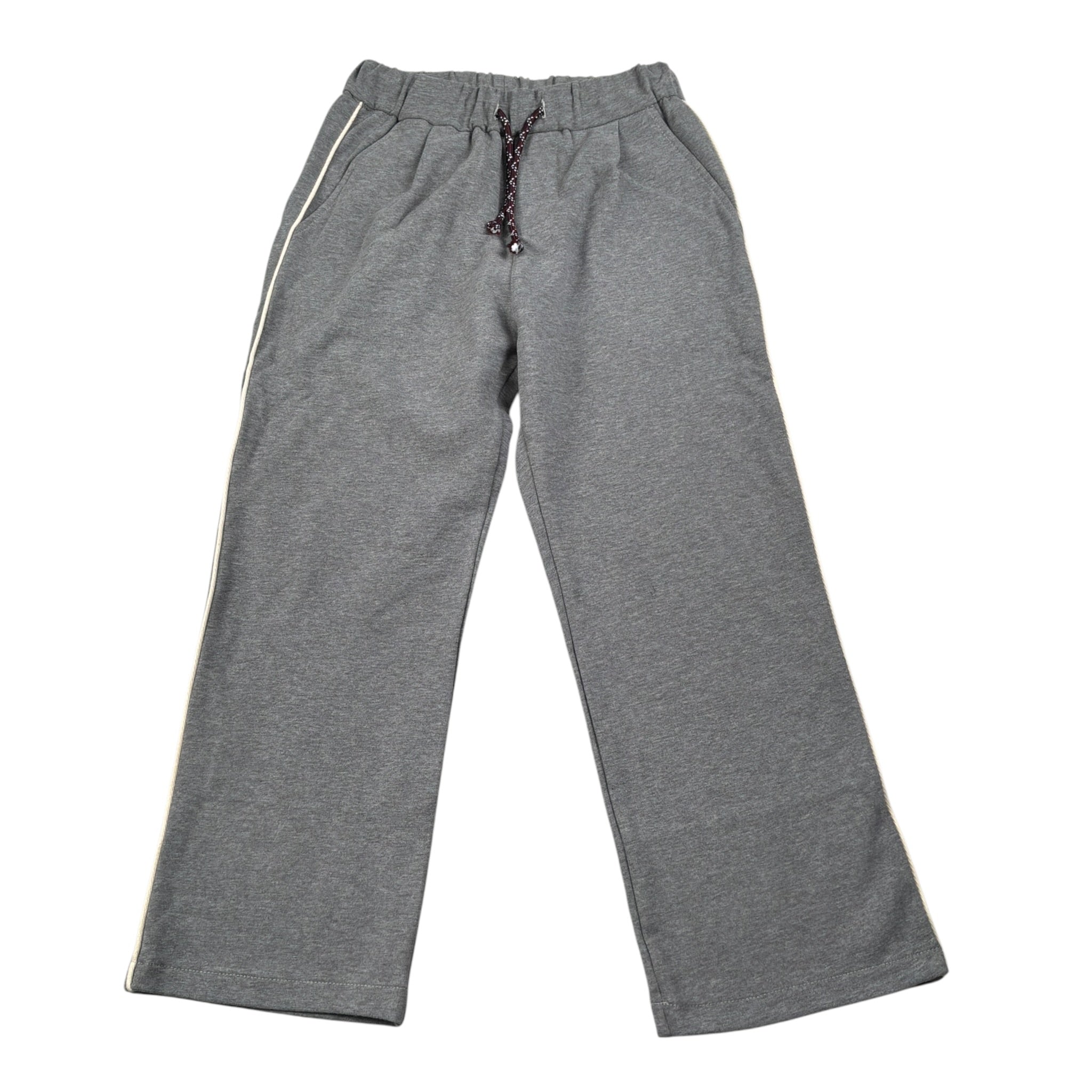Manuel Ritz Pantalone tinta unita con Elastico In Vita Grigio per Bambino MR3193 GRIGIO MANUEL RITZ 