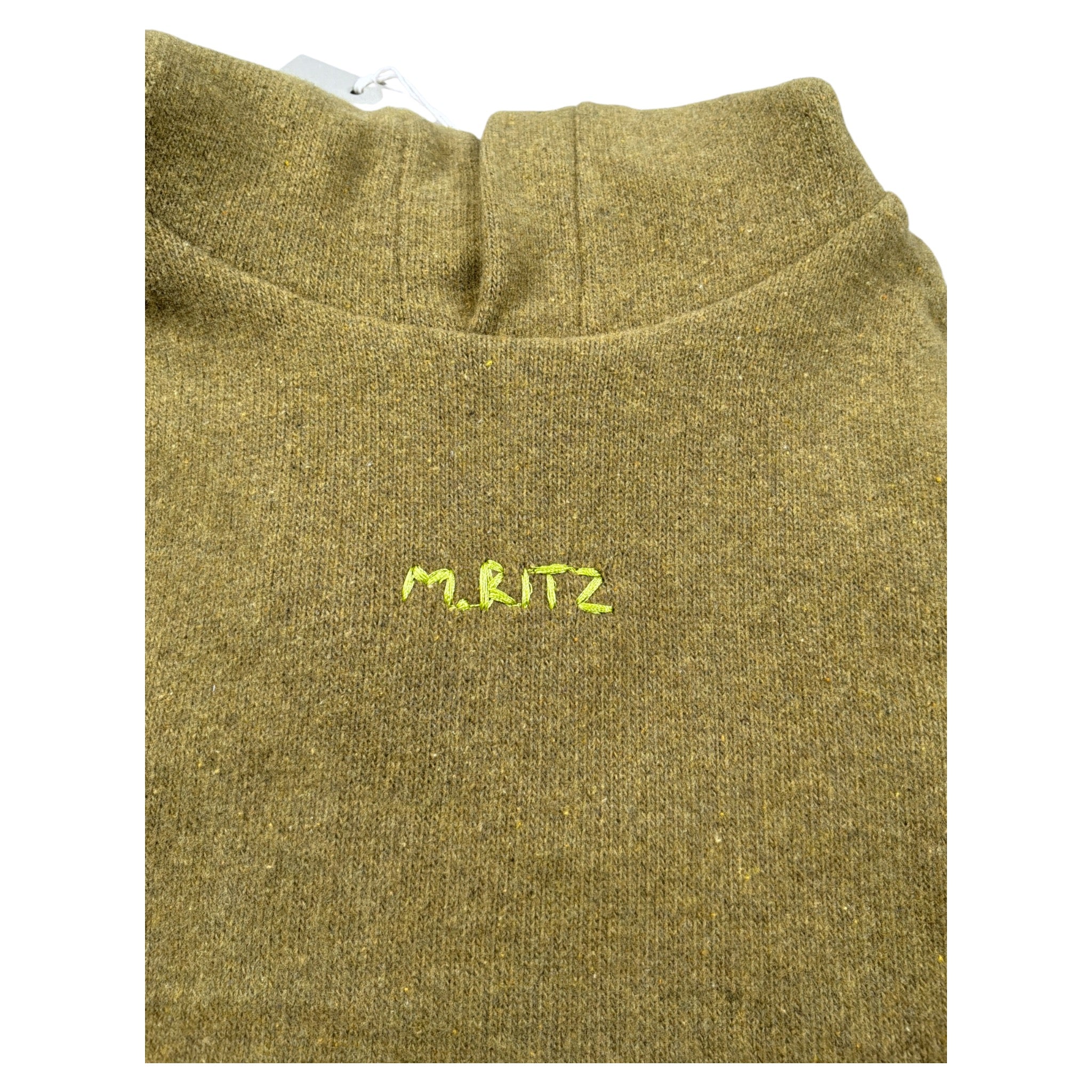 Manuel Ritz Felpa Chiusa con Cappuccio tinta unita Verde per Neonato MR3230 VERDE MANUEL RITZ 