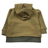 Manuel Ritz Felpa Chiusa con Cappuccio tinta unita Verde per Neonato MR3230 VERDE MANUEL RITZ 
