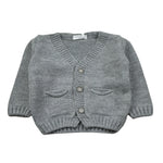 Manuell & Frank Cardigan tinta unita Grigio per Neonato MF4337I GRIGIO MANUELL & FRANK 