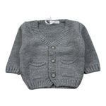 Manuell & Frank Cardigan tinta unita Grigio per Neonato MF4447I GRIGIO MANUELL & FRANK 