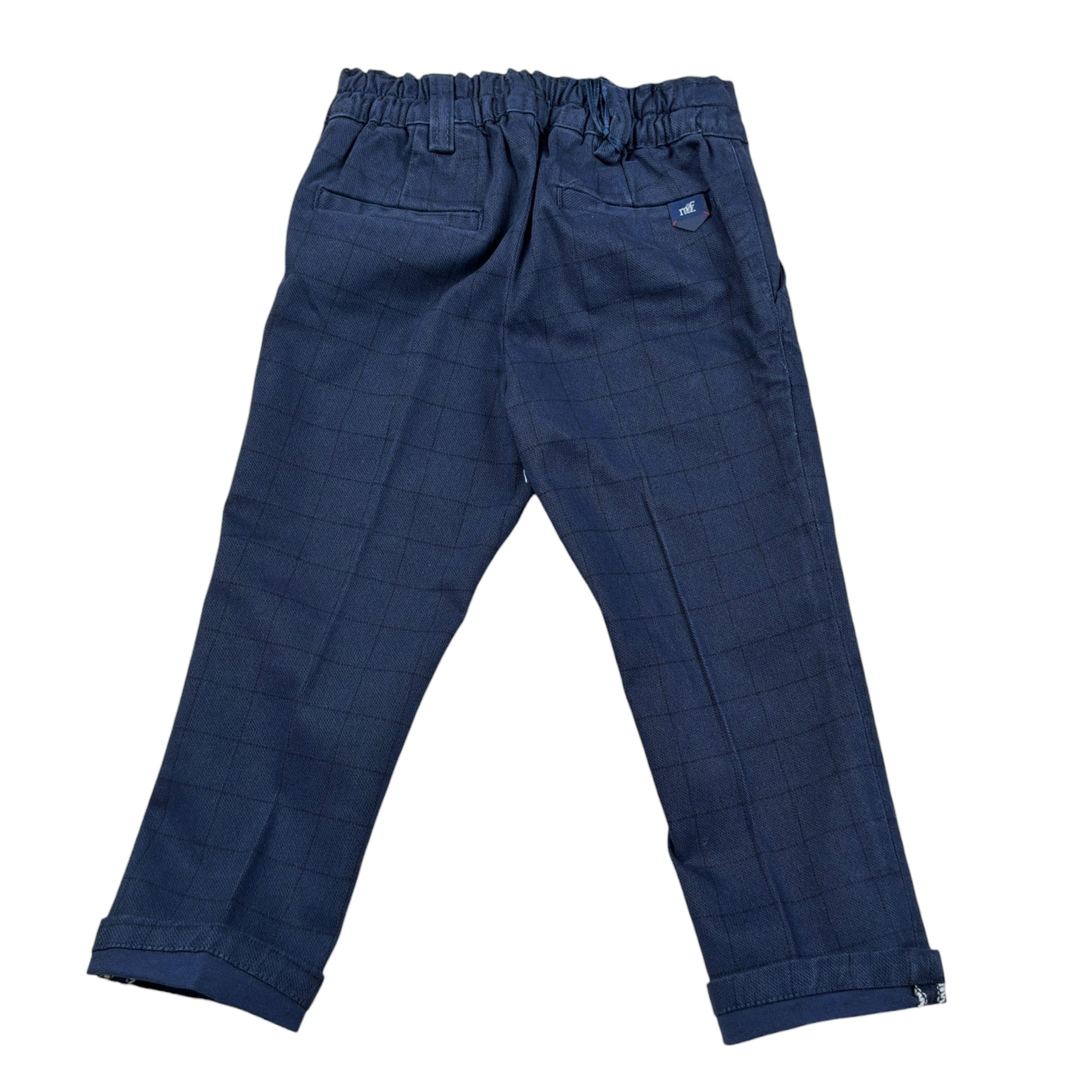 Manuell & Frank Pantalone tinta unita con Elastico In Vita Blu per Bambino MNPTN BLU MANUELL & FRANK 