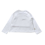 Mapero' Shirt tinta unita con Stampa Bianco per Bambina M32152 BIANCO MAPERO' 