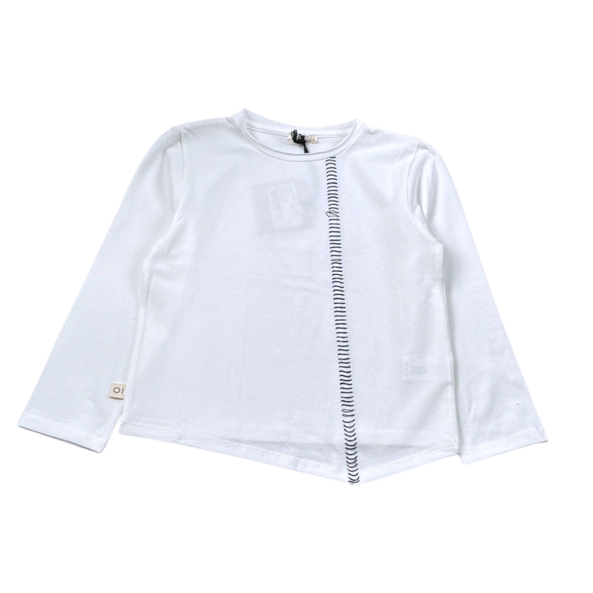 Mapero' Shirt tinta unita con Stampa Bianco per Bambino M32173 BIANCO MAPERO' 