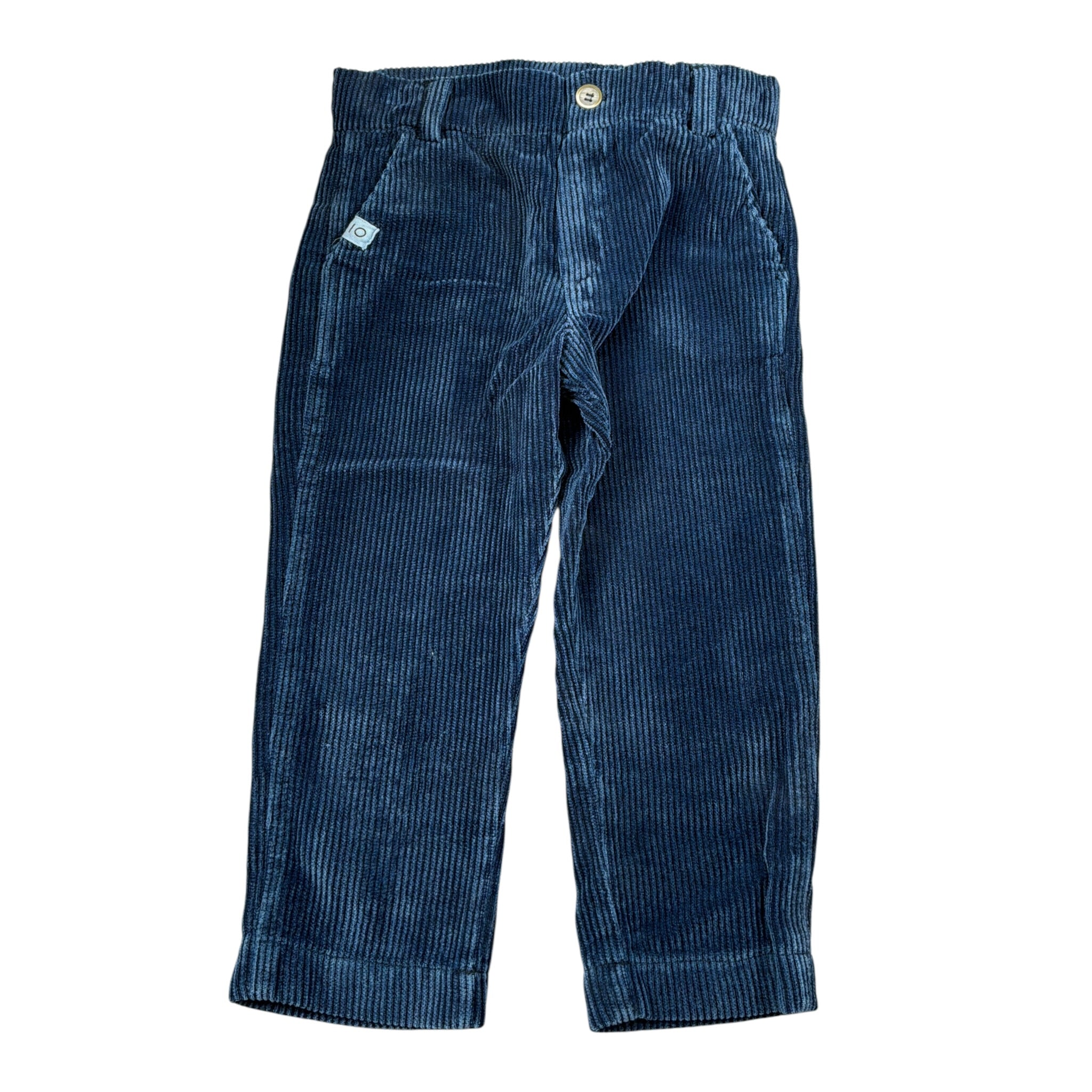 Mapero' Pantalone tinta unita con Girovita Regolabile Blu per Bambino M32273 BLU MAPERO' 