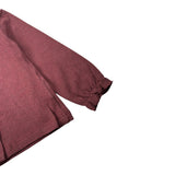 Mapero' Maglia tinta unita con Colletto E Bottoni Bordeaux per Bambina M32321 BORDEUAX MAPERO' 