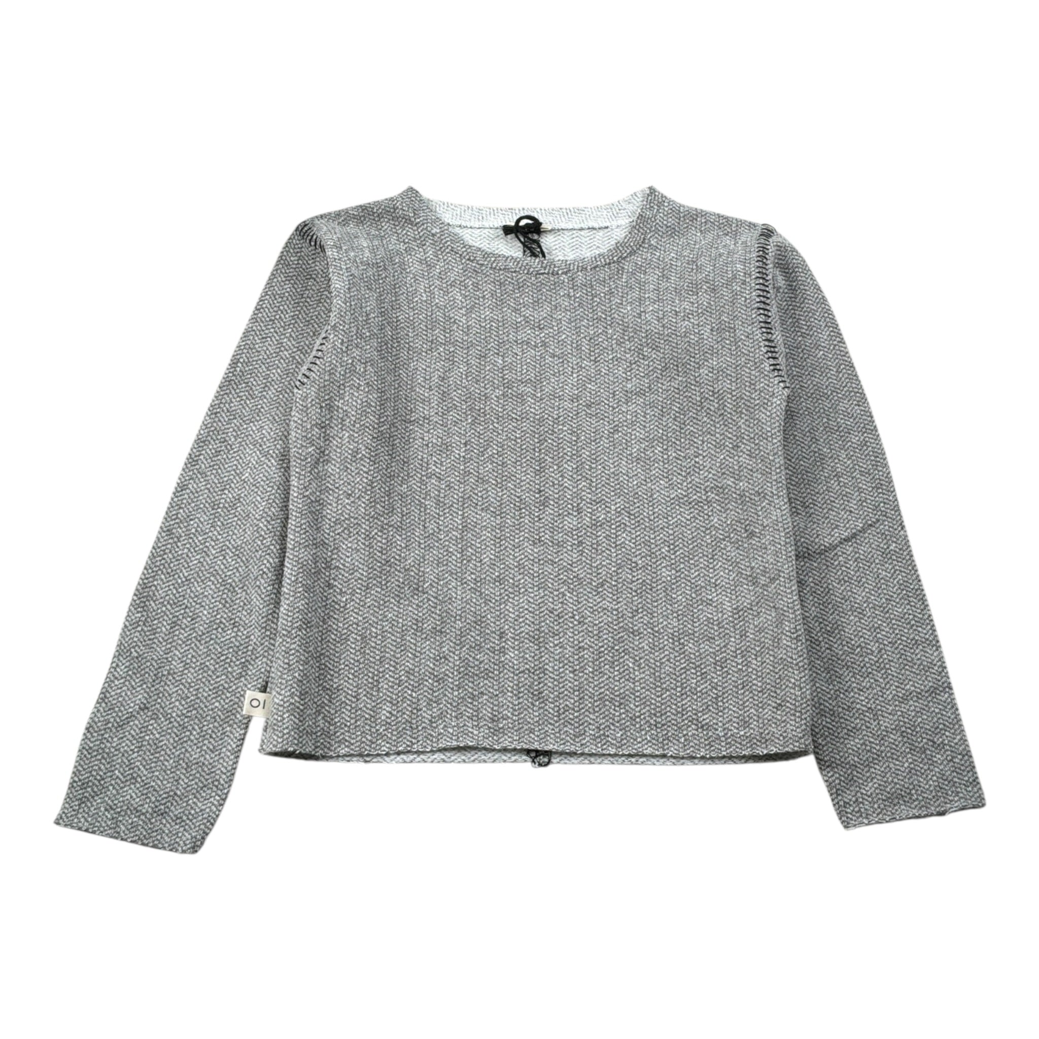 Mapero' Maglia tinta unita Girocollo Grigio per Bambina M32324 GRIGIO MAPERO' 