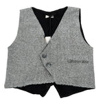Mapero' Gilet tinta unita con Bottoni Grigio per Neonato M32352N GRIGIO MAPERO' 