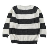 Mapero' Maglia Bicolore con Fantasia A Righe Bianco/Grigio per Bambino M32358 BIANCO/GRIGIO MAPERO' 