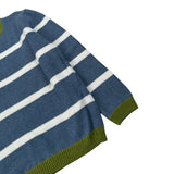 Mapero' Maglia Bicolore con Fantasia A Righe Blu per Neonato M32366N BLU MAPERO' 