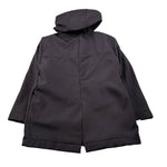 Mapero' Cappotto tinta unita con Cappuccio Nero per Neonato M32374N NERO MAPERO' 