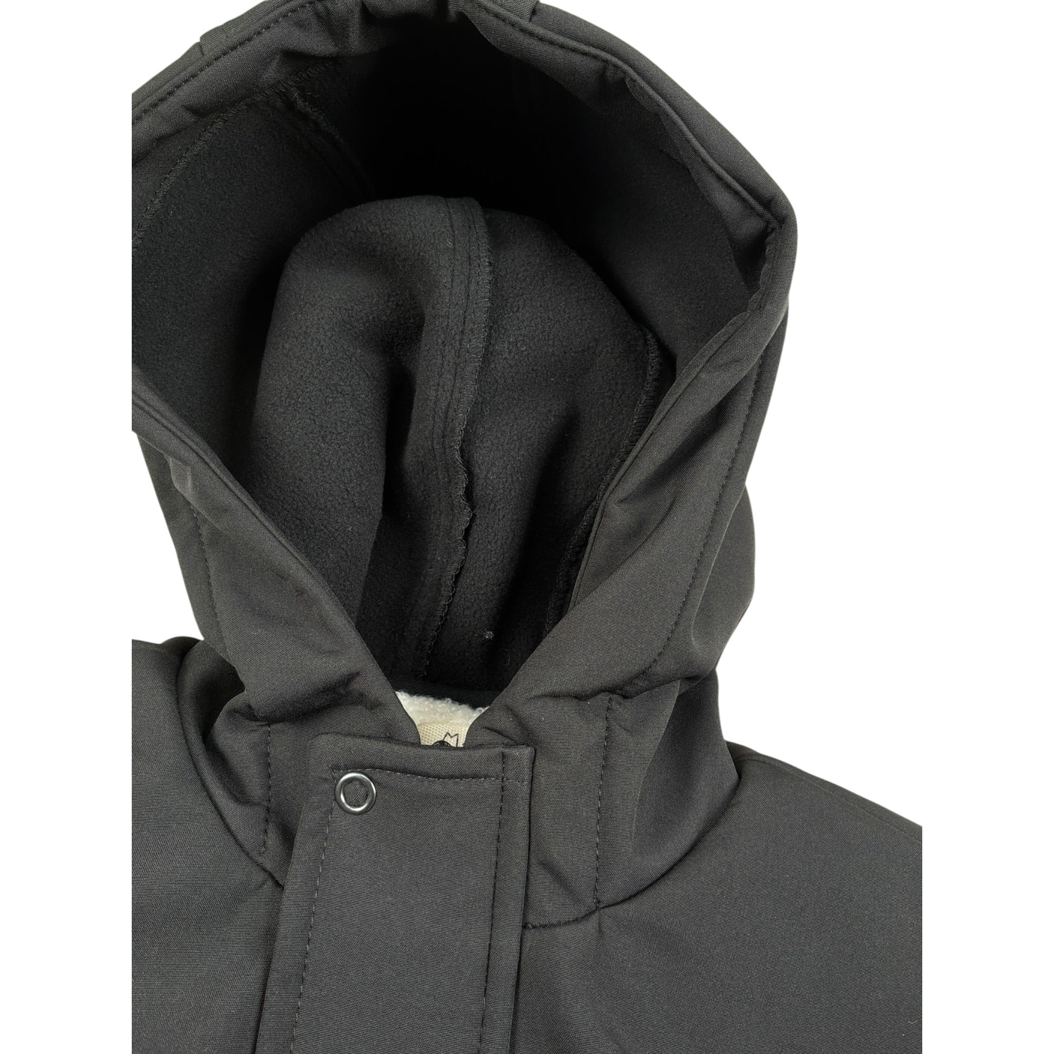 Mapero' Cappotto tinta unita con Cappuccio Nero per Neonato M32374N NERO MAPERO' 