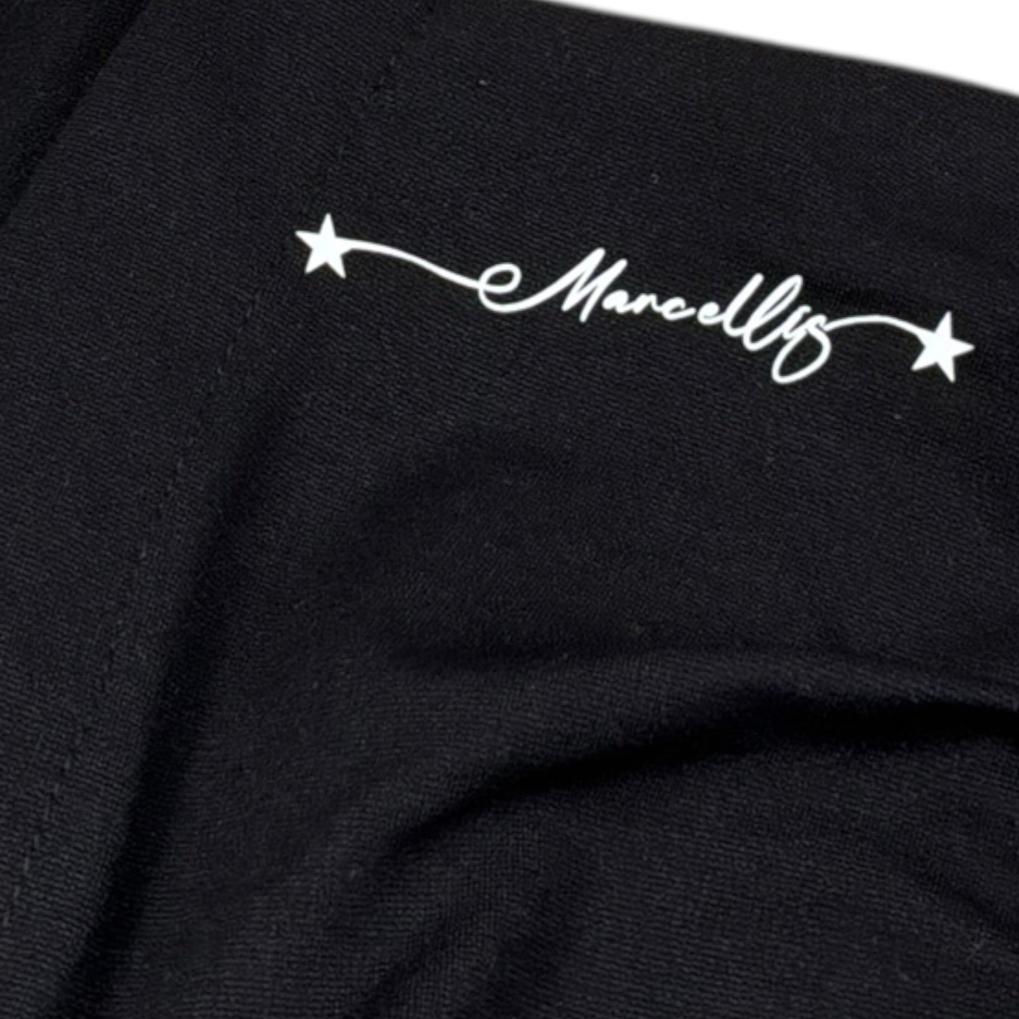 Marc Ellis Pantalone Modello A Zampa tinta unita con Logo Nero per Bambina JMJPT00207 NERO MARC ELLIS 
