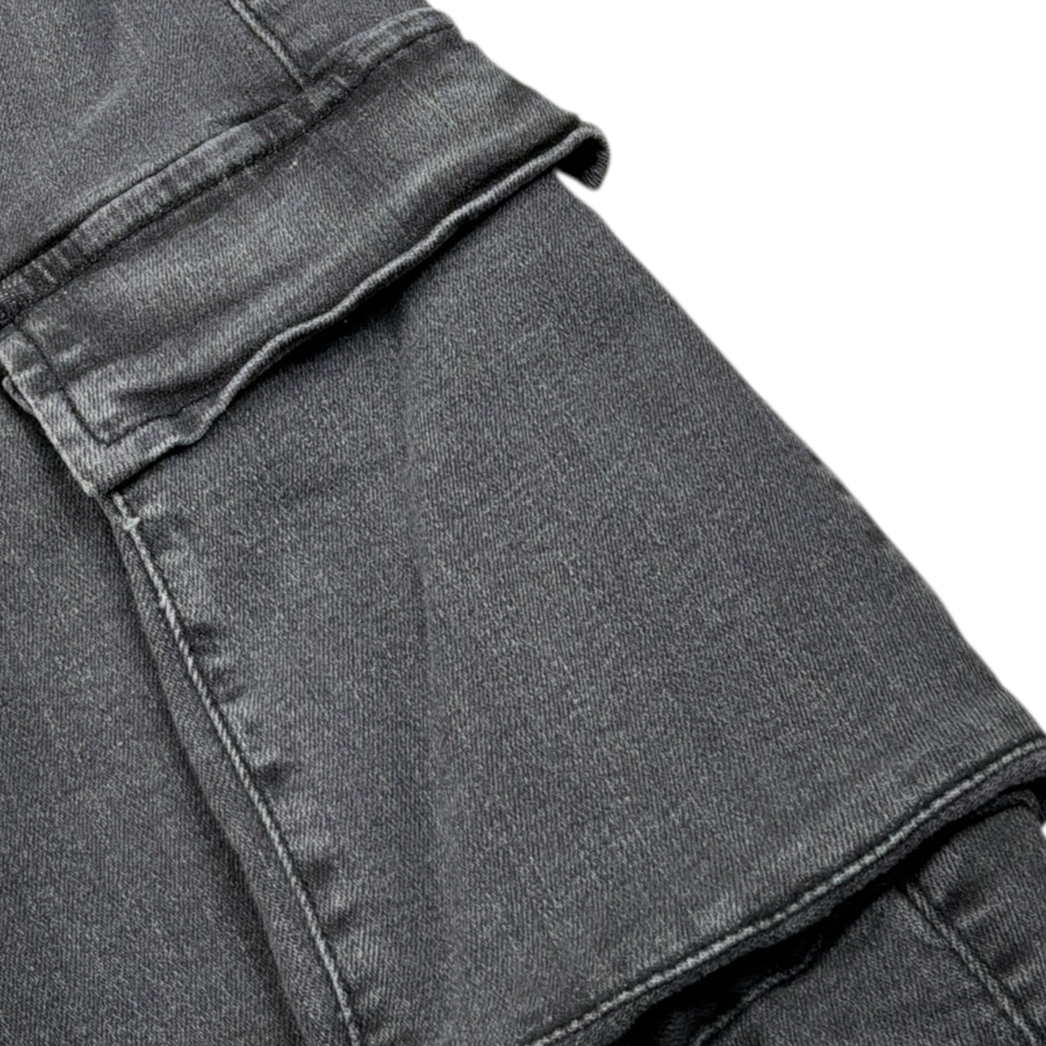 Marc Ellis Jeans Modello Cargo con Girovita Regolabile Nero per Bambina JMJPT00733 NERO MARC ELLIS 