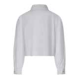Marc Ellis Camicia tinta unita con Stampa Bianco per Bambina JMJSH00242 BIANCO MARC ELLIS 