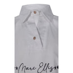 Marc Ellis Camicia tinta unita con Stampa Bianco per Bambina JMJSH00242 BIANCO MARC ELLIS 