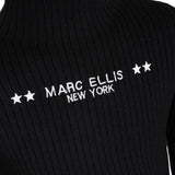 Marc Ellis Maglia tinta unita con Stampa Nero per Bambina JMJSW00188 NERO MARC ELLIS 