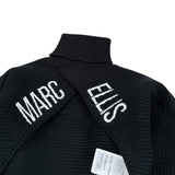 Marc Ellis Maglia tinta unita Modello Crop Nero per Bambina JMJSW01915 NERO MARC ELLIS 