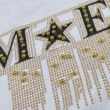 Marc Ellis Shirt tinta unita con Borchie Bianco per Bambina JMJTS00168 BIANCO MARC ELLIS 