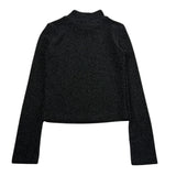 Marc Ellis Maglia Mezzo Collo tinta unita Nero per Bambina JMJTS00201 NERO MARC ELLIS 