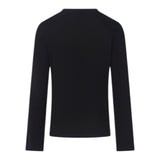 Marc Ellis Shirt tinta unita con Stampa Nero per Bambina JMJTS00281 NERO MARC ELLIS 