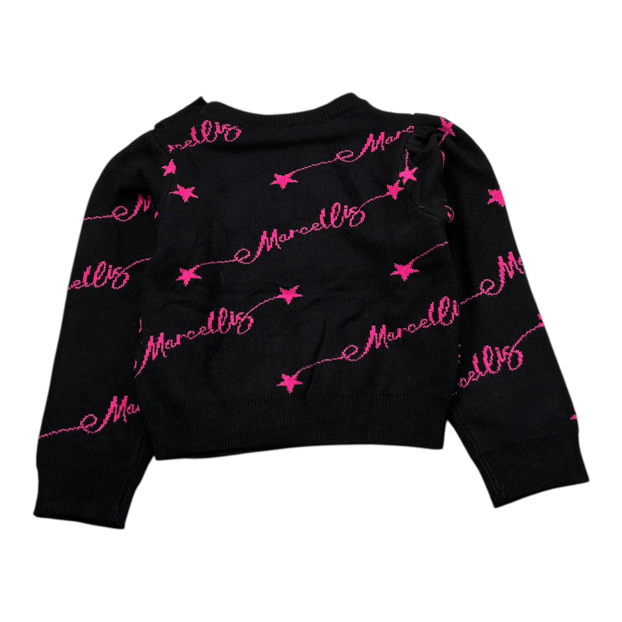 Marc Ellis Maglia tinta unita con Stampa Nero per Neonata JMNSW00180 NERO MARC ELLIS 