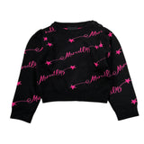 Marc Ellis Maglia tinta unita con Stampa Nero per Neonata JMNSW00180 NERO MARC ELLIS 